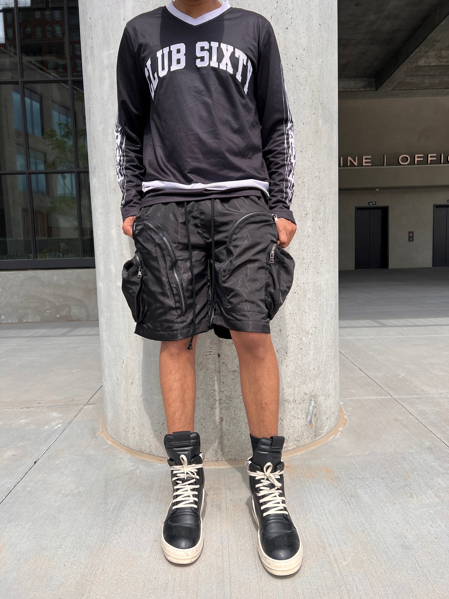 NYLON CARGO SHORTS .126