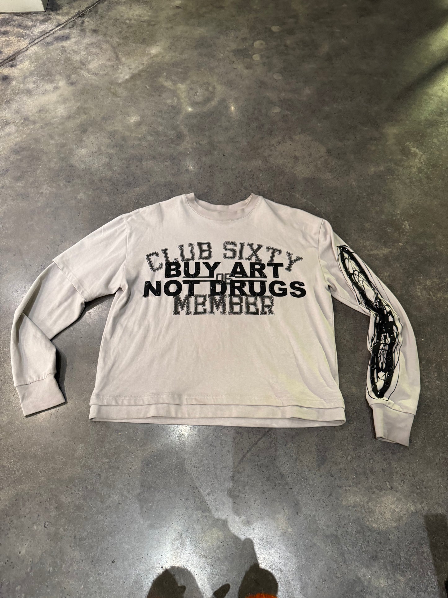 BUY ART NOT DRUGS SHORT LONG SLEEVE