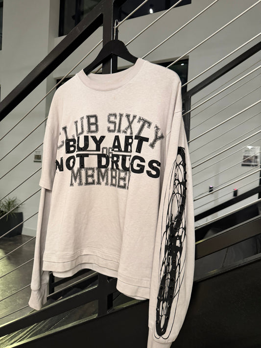 BUY ART NOT DRUGS SHORT LONG SLEEVE