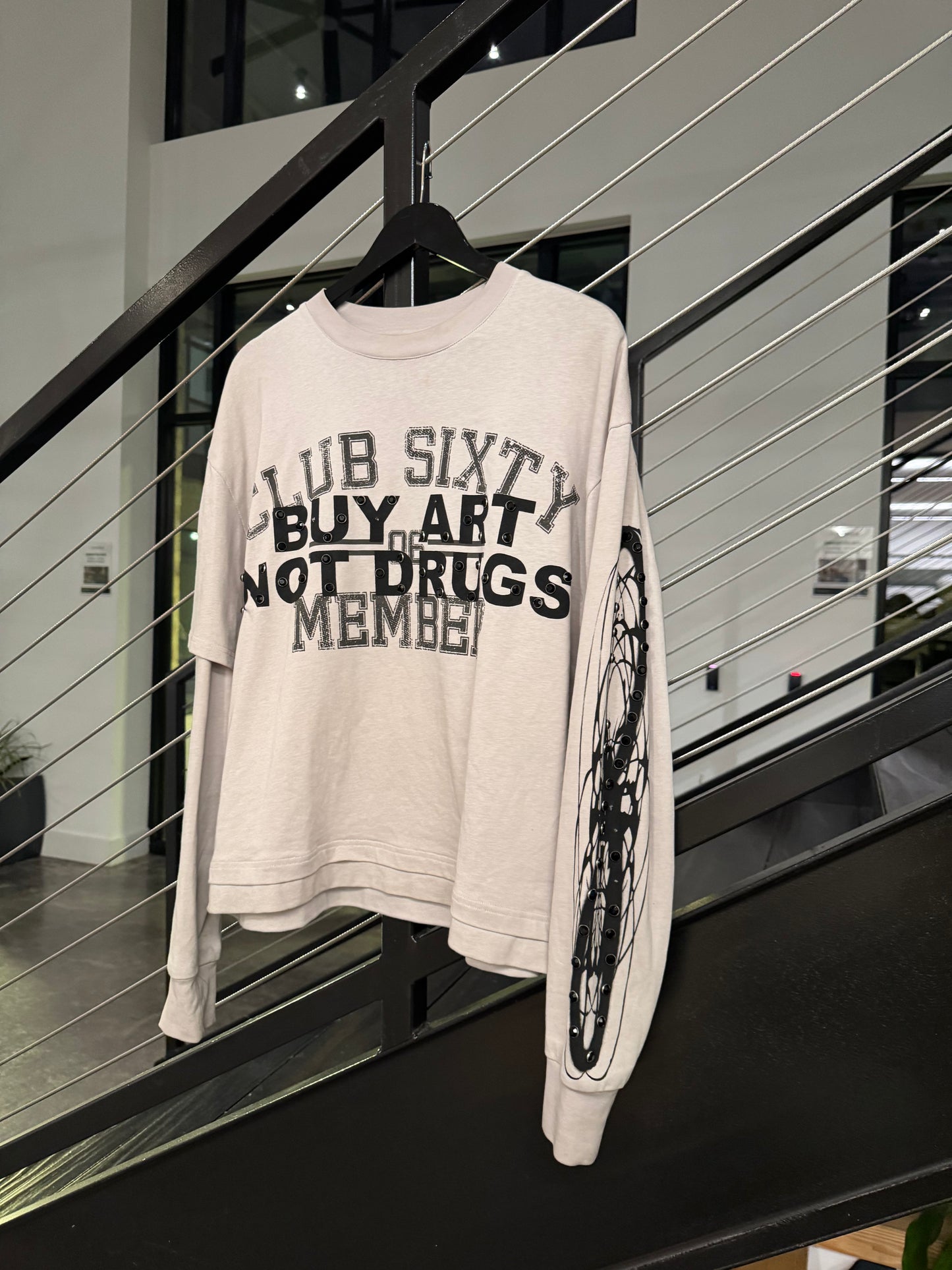 BUY ART NOT DRUGS SHORT LONG SLEEVE