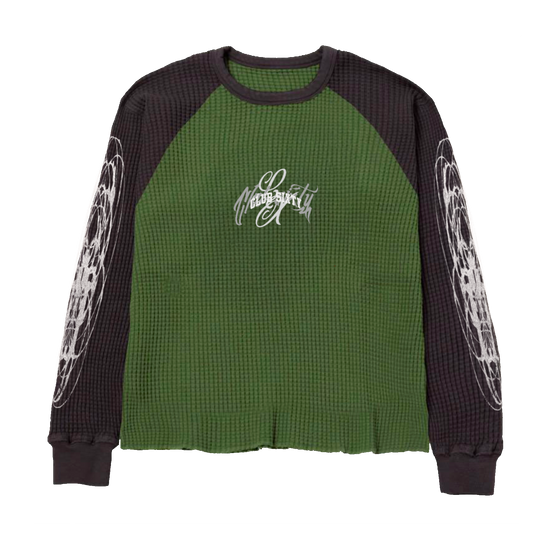 TRIPLE LOGO THERMAL GREEN + BLACK