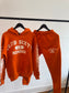 XS ORANGE MEMBER SWEATSUIT