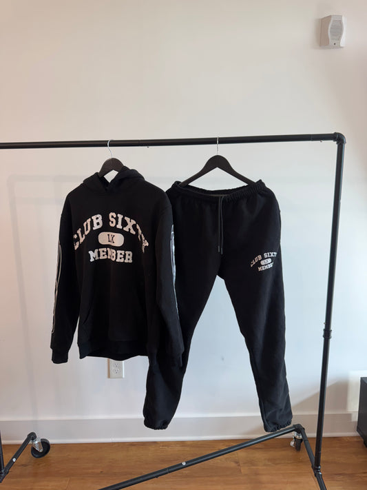 MEDIUM BLACK MEMBER SWEATSUIT