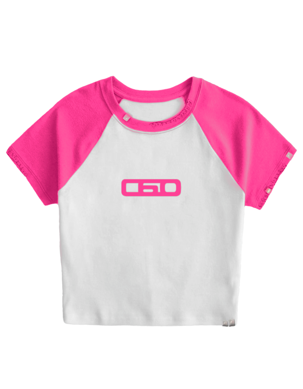 C60 PINK CROP TOP