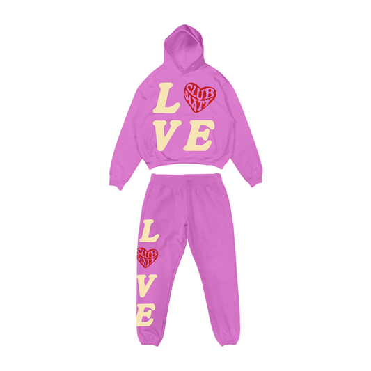 LOVE SIXTY V-DAY SWEATSUIT